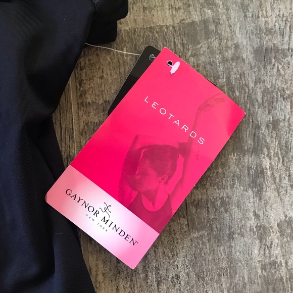 Gaynor Minden Petite Ruffle Leotard Black - Picture 3 of 7